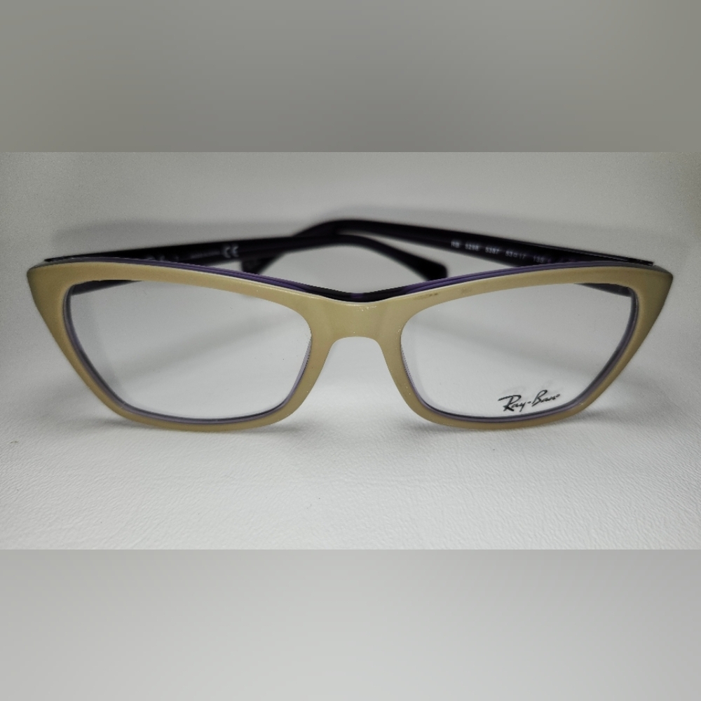 Ray-Ban Beige Cat-Eye Glasses